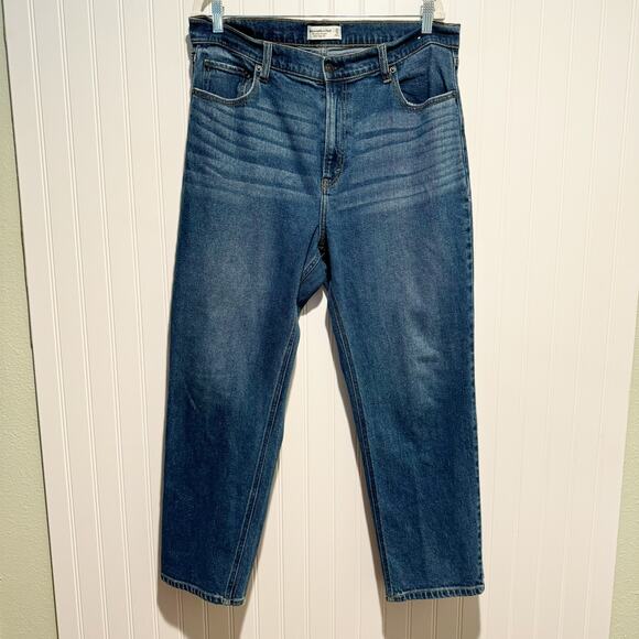 Abercrombie & Fitch Denim - Abercrombie Fitch Ankle Straight Ultra High Rise Jeans Size 16